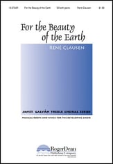 For the Beauty of the Earth SA choral sheet music cover